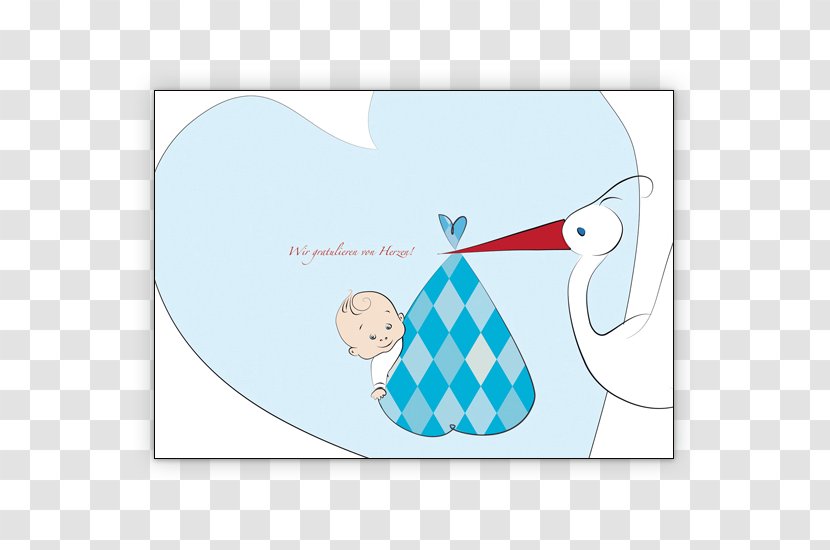 Infant Boy Childbirth Greeting & Note Cards - Heart Transparent PNG