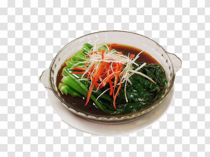 Namul Chinese Cuisine Choy Sum Vegetable Stir Frying - Food - Fried Cabbage Transparent PNG