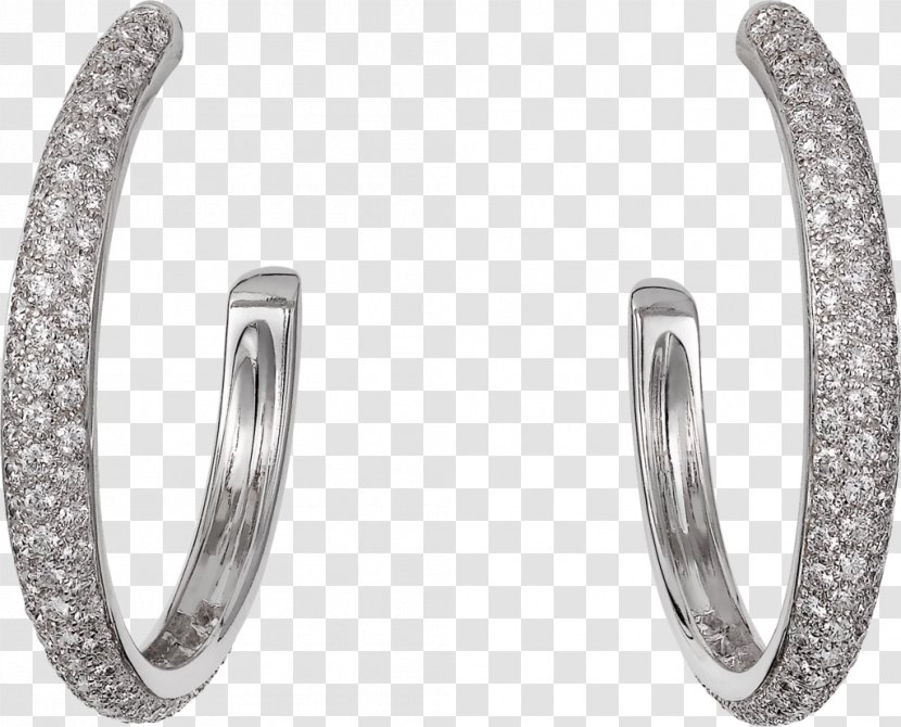 Earring Cartier Jewellery Diamond - Metal - Ring Transparent PNG