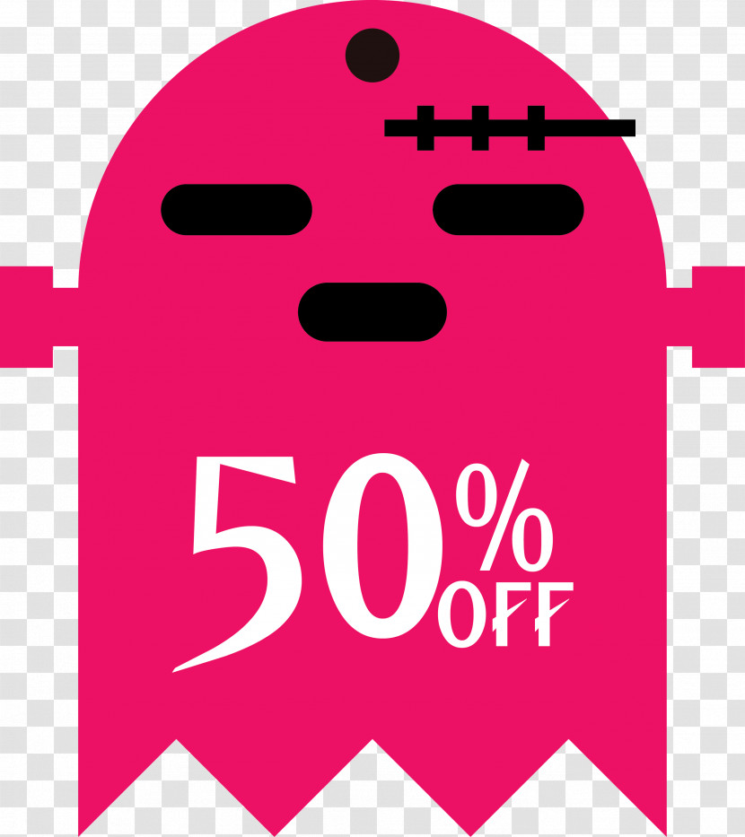 Halloween Discount Halloween Sales 50% Off Transparent PNG