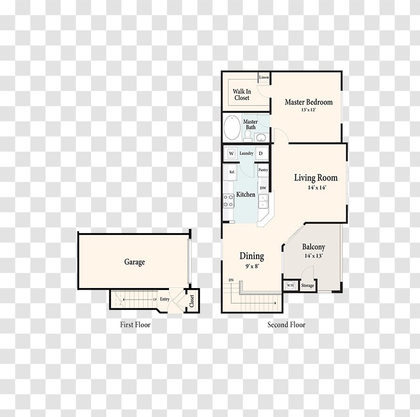 Floor Plan Carmel At Terra Vista Carmel-by-the-Sea House Apartment - Engineered Stone Transparent PNG