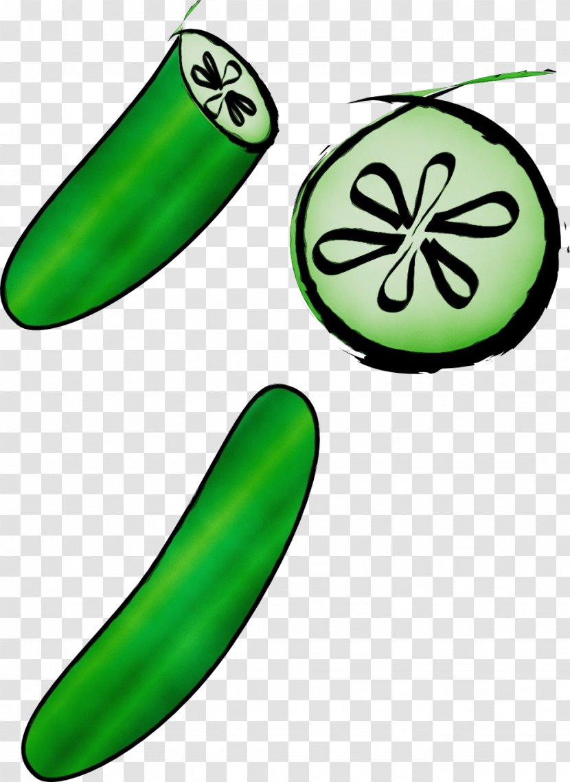 Clip Art Plant Cucumber Vegetarian Food Legume - Vegetable - Symbol Transparent PNG