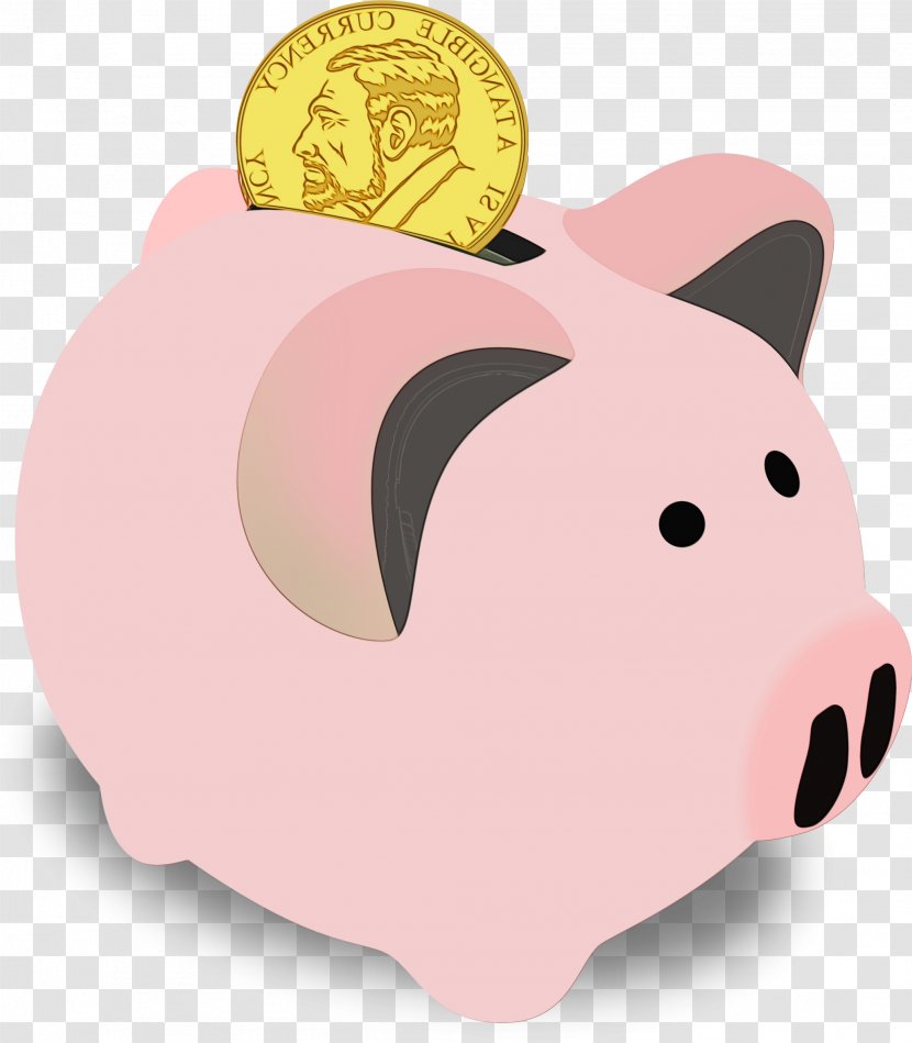 Pig Cartoon - Snout - Money Handling Suidae Transparent PNG