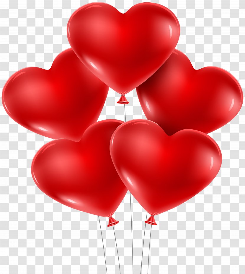 Heart Shape Valentine's Day Balloon - Tree - Balloons PNG Clip Art Image Transparent PNG