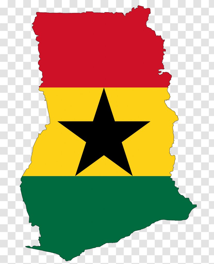 Flag Of Ghana World Map Google Maps - Algeria Background Transparent PNG