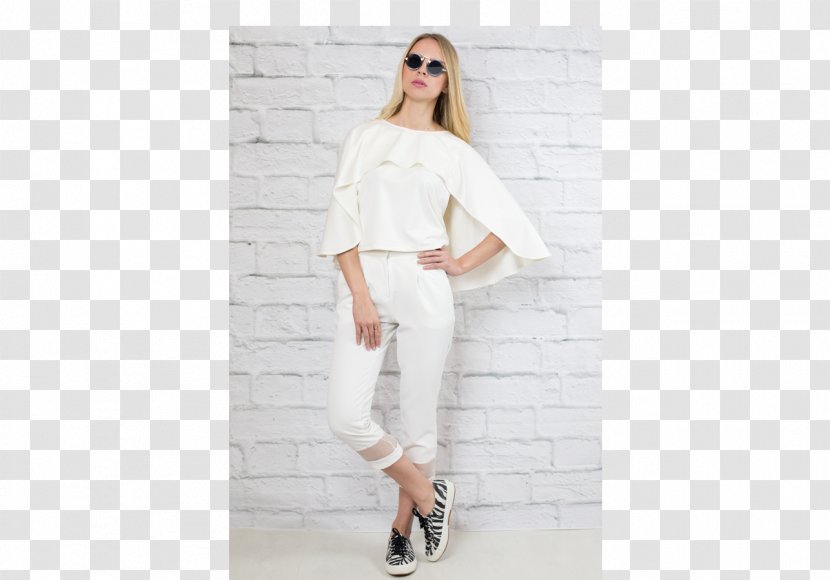 Sleeve Shoulder Fashion Costume Shoe - White - Label Clothing Transparent PNG