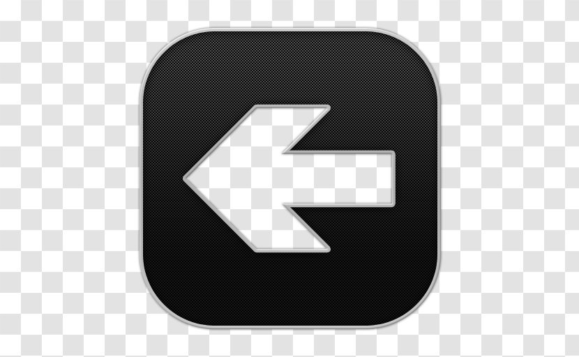 Clip Art - Apple Icon Image Format - Back Arrow Transparent PNG