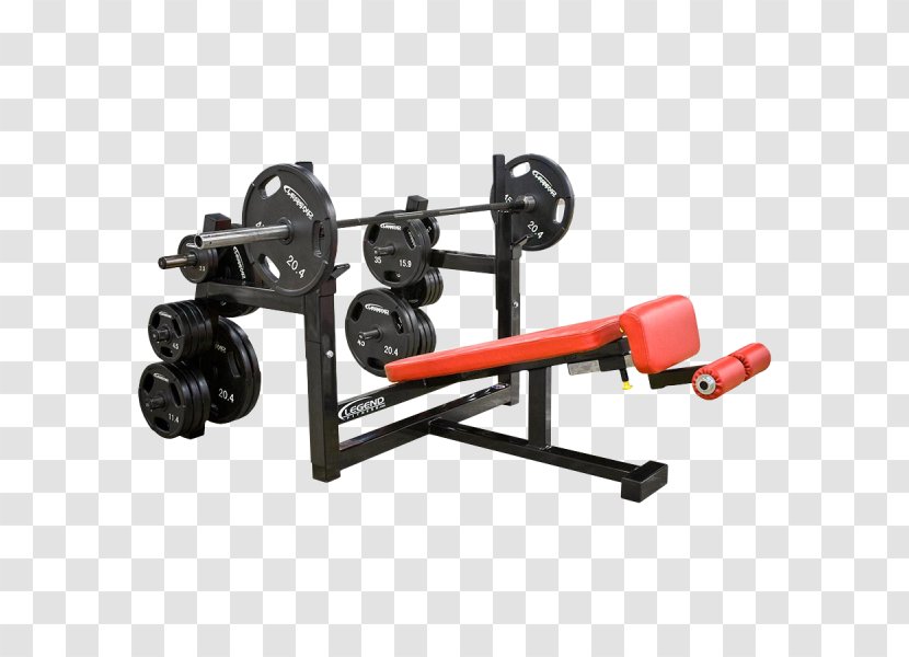 Bench Press Physical Fitness Centre Weight Training - Legend - Gym Equipments Transparent PNG