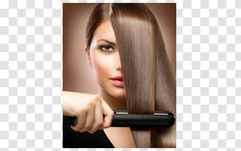 Hair Iron Straightening Hairstyle Care Beauty Parlour - Styling Products Transparent PNG