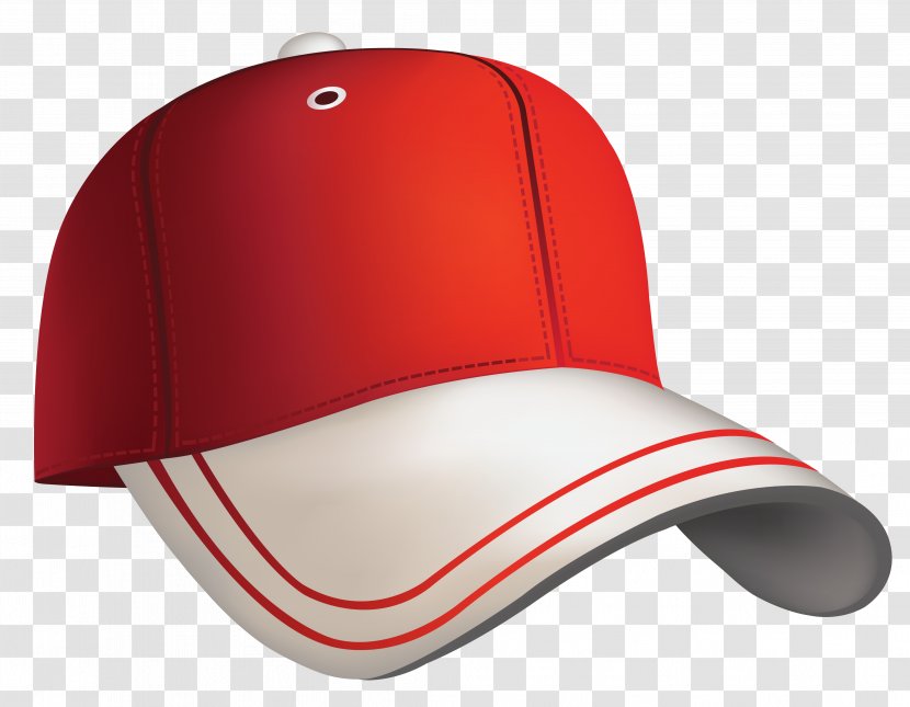 Baseball Cap Hat - Red - Image Transparent PNG