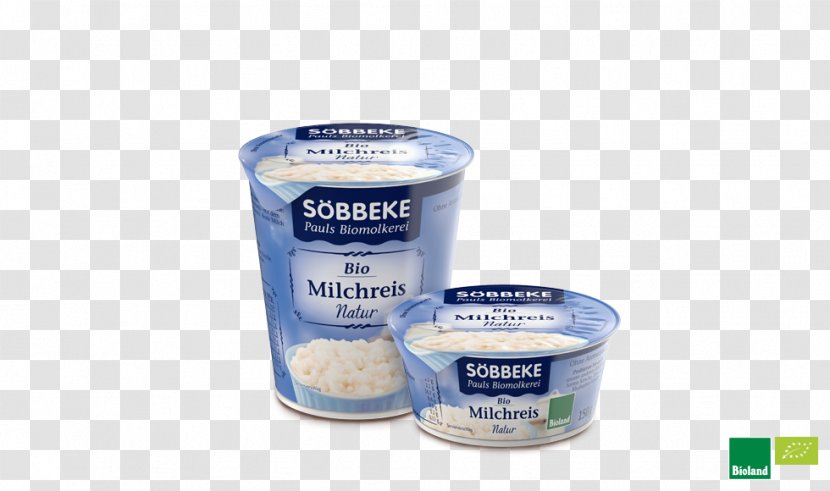 Cream Rice Pudding Flavor Yoghurt - Yogurt Transparent PNG