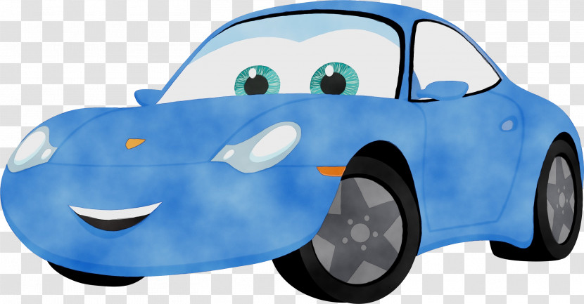 Blue Vehicle Door Cartoon Car Vehicle Transparent PNG