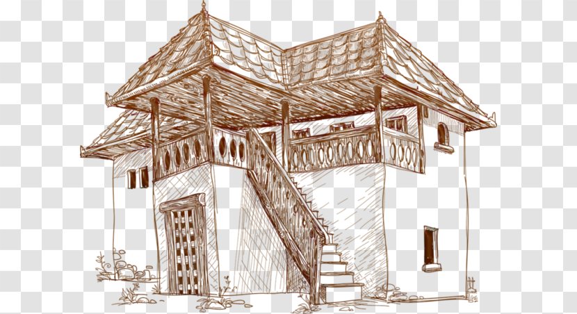 Architectural Drawing Building Architecture Sketch Transparent PNG