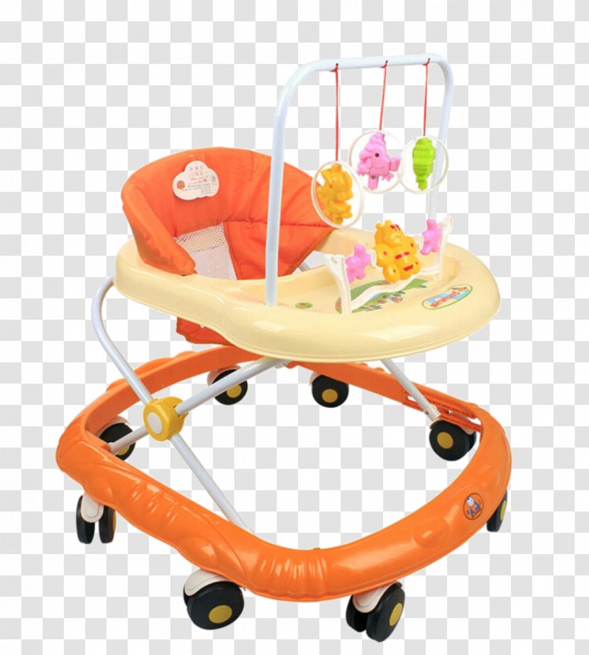 Toy Car Orange Child Amber - Baby Toys - Hanging Walker Transparent PNG