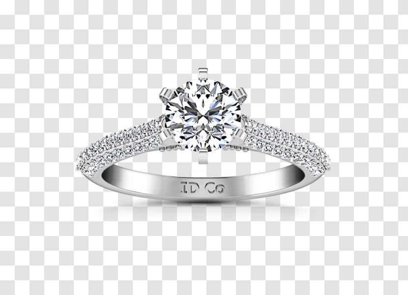 Diamond Wedding Ring Engagement Solitaire - Jewellery Transparent PNG