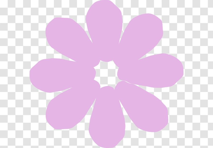 Cartoon Flower Drawing Clip Art - Lilac - Purple Transparent PNG