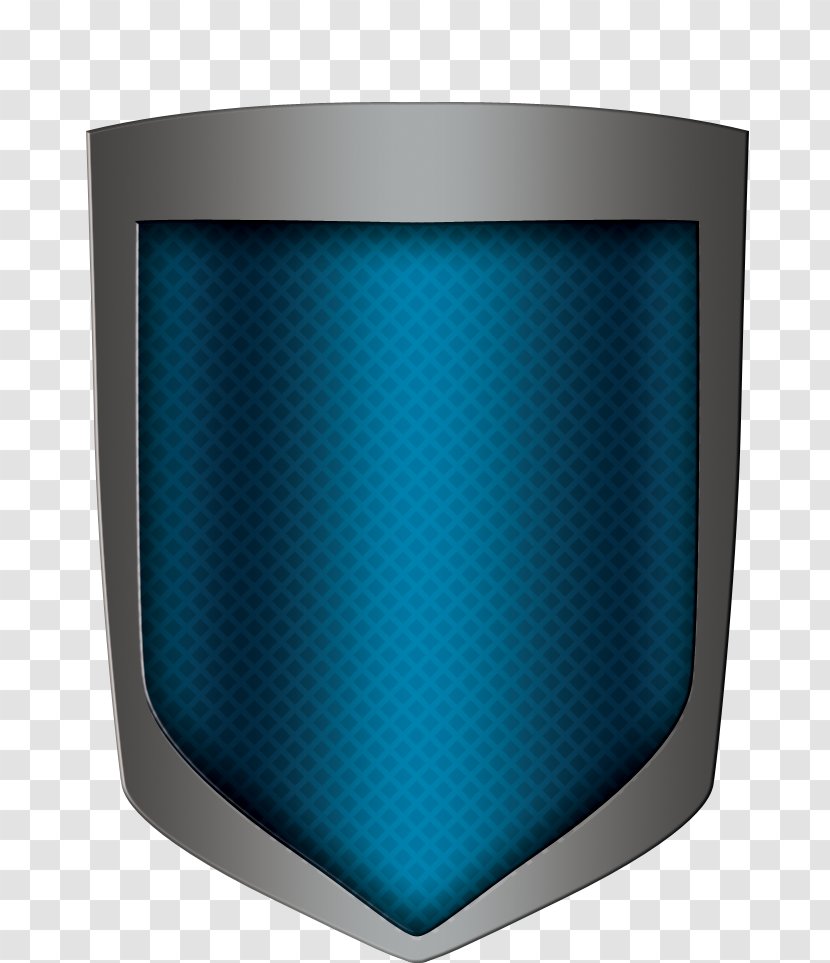 Computer File - Electric Blue - Shield Transparent PNG