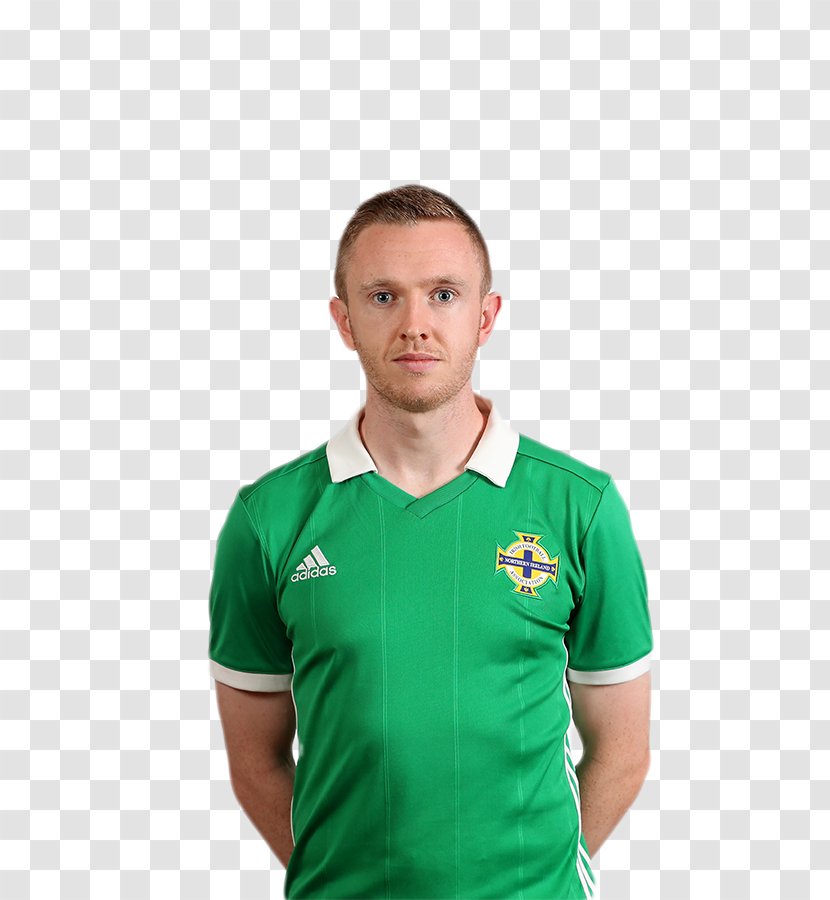 Corry Evans Northern Ireland National Football Team Jersey UEFA Euro 2016 Qualifying - Tshirt - Paddy Mcnair Fa Transparent PNG