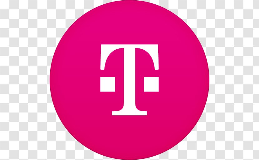 Pink Area Text Symbol - Logo - T Mobile Transparent PNG