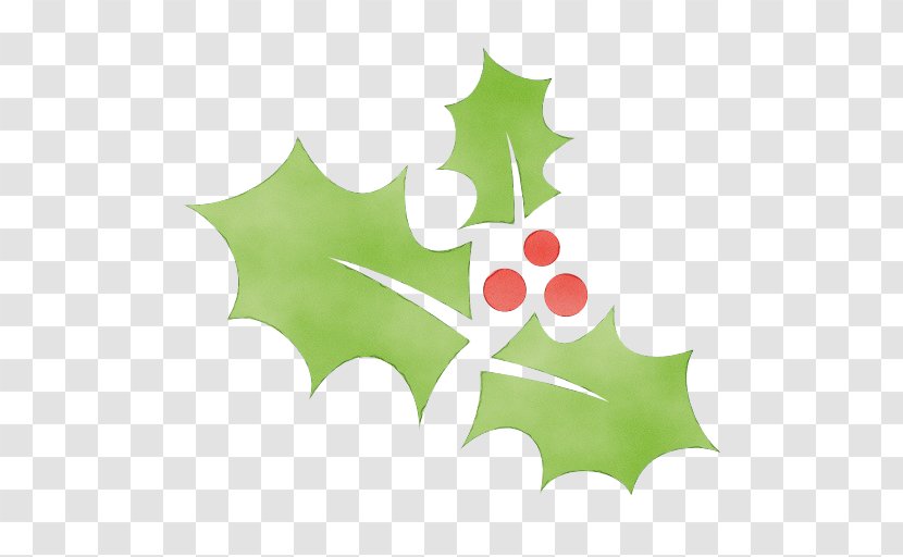 Christmas Tree Watercolor - Plane - Maple Leaf Transparent PNG