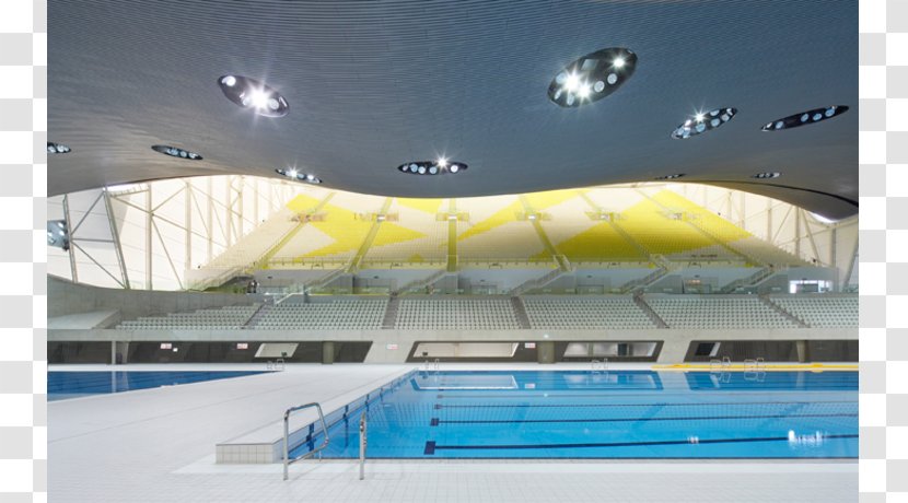 London Aquatics Centre 2012 Summer Olympics Beijing National Center Architect Swimming - Ceiling - Olympic Project Transparent PNG