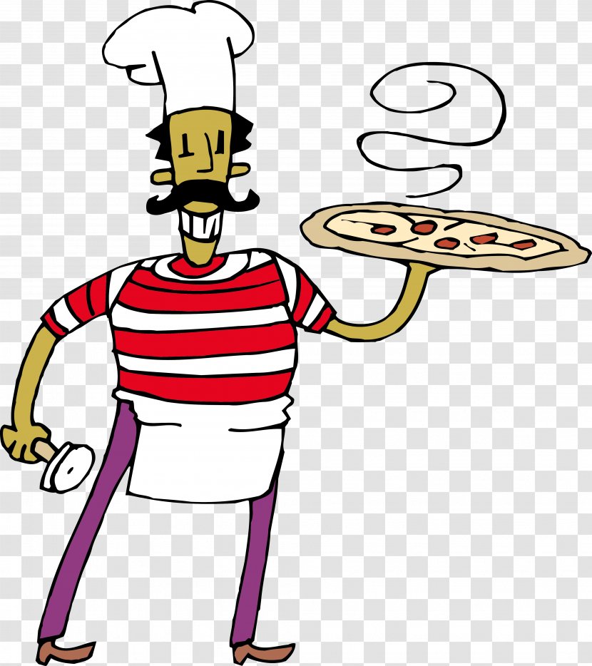 Pizza Cooking Food Clip Art - Area - Chef Transparent PNG