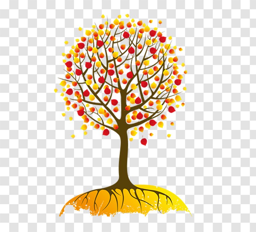 Autumn Tree Free Content Clip Art - Branch - Color Book Transparent PNG