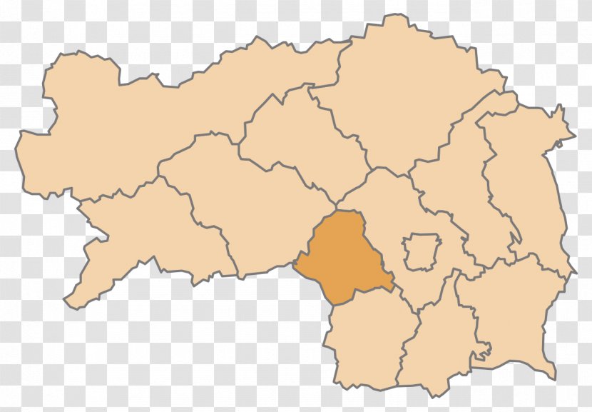 Graz Leoben Carinthia Voitsberg District Map - Austria Transparent PNG