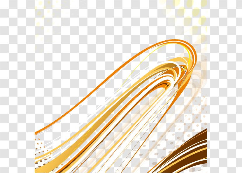 Line Euclidean Vector Velocity - Yellow Speed Transparent PNG