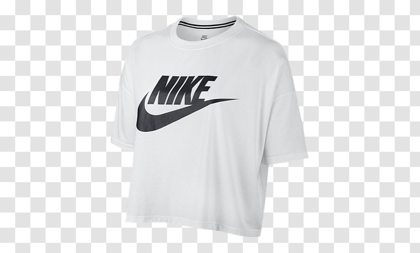 T-shirt Sleeve Nike W NSW ESSNTL Tee HBR - Black - White/white/black Größe #:L Fluo Top For WomenT-shirt Transparent PNG