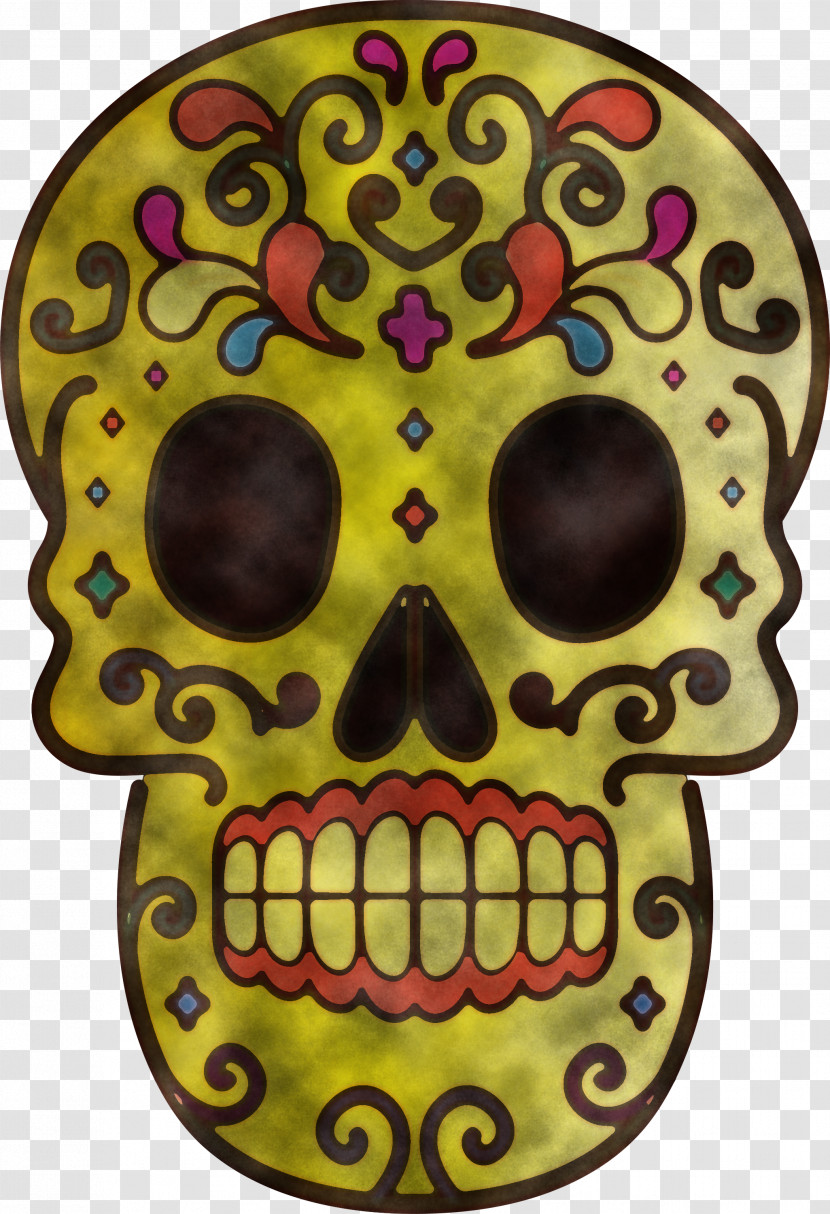 Day Of The Dead Día De Muertos Skull Transparent PNG