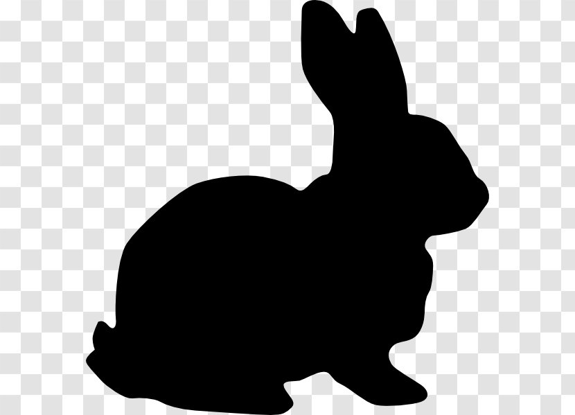 Rabbit Silhouette Clip Art - Drawing - Bunnies Vector Transparent PNG