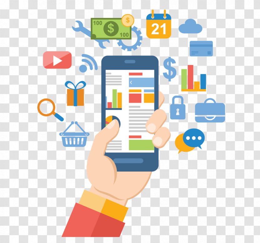 Web Development Marketing Mobile App - Business - Customer Relationship Transparent PNG
