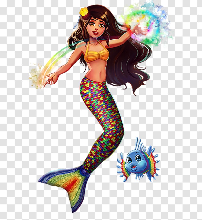 Mermaid Fin Fun Tail Paper - Cartoon - Let's Go And Eat Our Roommates Transparent PNG