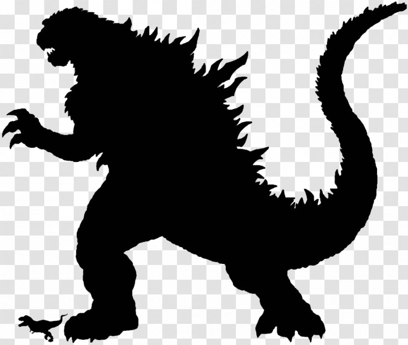 Godzilla Silhouette Clip Art - Monsterland And Monster Island Transparent PNG