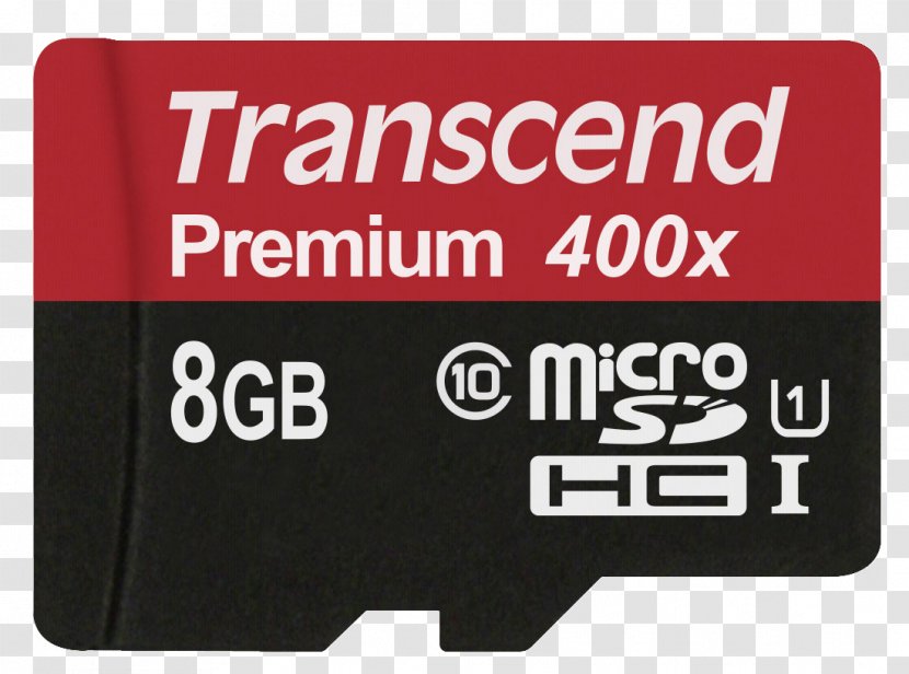 MicroSD Secure Digital Flash Memory Cards SDHC Transcend Information - Card Transparent PNG