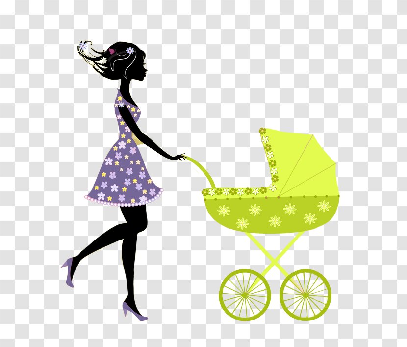 Baby Transport Drawing Royalty-free - Artwork - Pregnant Mother Transparent PNG