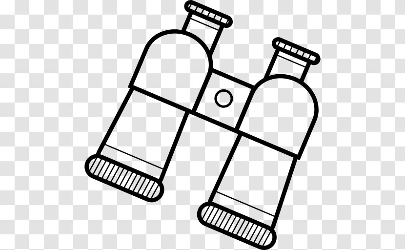 Binoculars Icon - Gratis - Line Art Transparent PNG