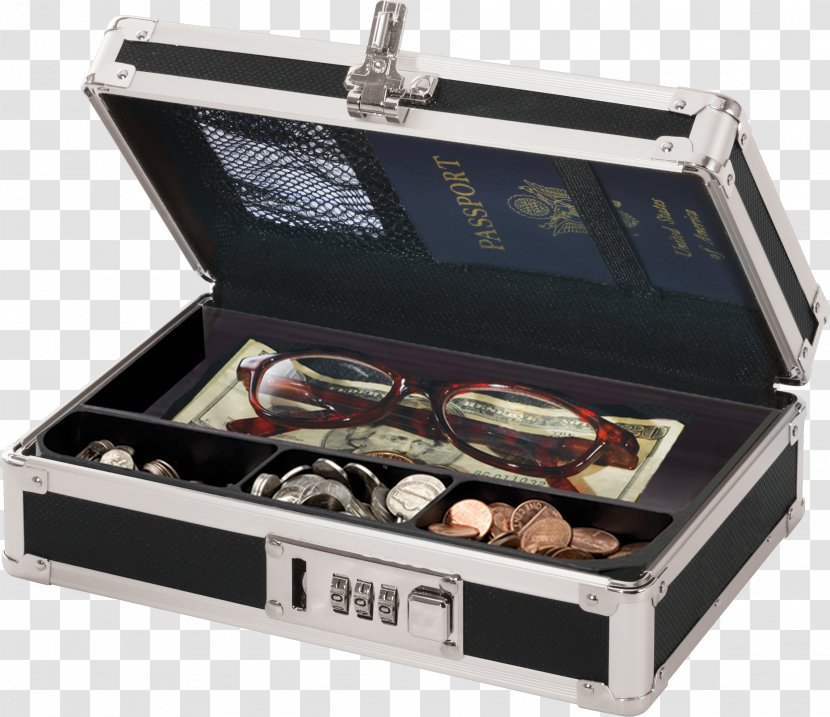 Money Lock Box Coin Cheque - Self Storage - Tray Transparent PNG