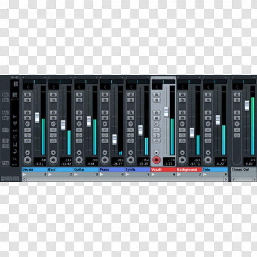 Electronics Sound Engineer Audio Mixers Electronic Component - Amplifier - Steinberg Cubase Transparent PNG