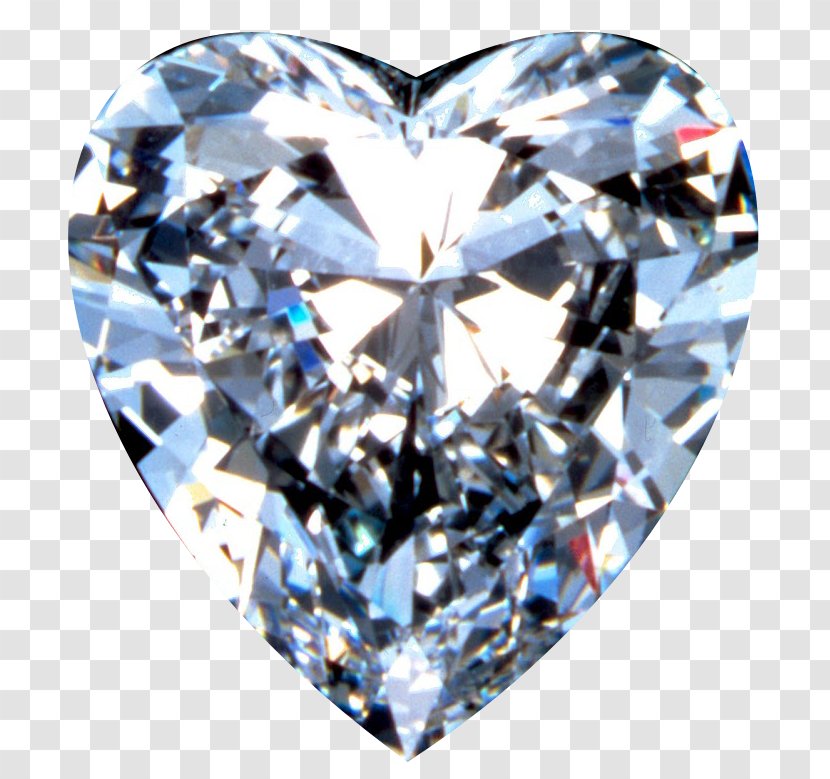 Diamond Cut Heart - Synthetic - Color Image Jewelry Transparent PNG