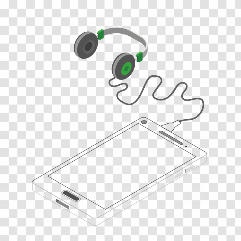Audio Equipment Headphones Headset - Electronic Device - Linear Phone With Transparent PNG