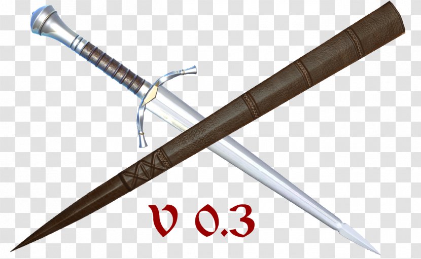 Sword Boromir The Elder Scrolls V: Skyrim Weapon Scabbard - Author - Swords Transparent PNG