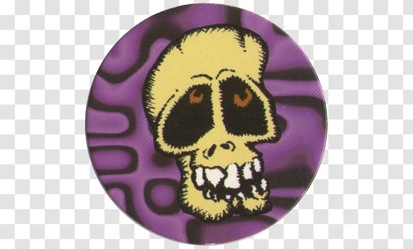 Skull - Purple - Bone Transparent PNG