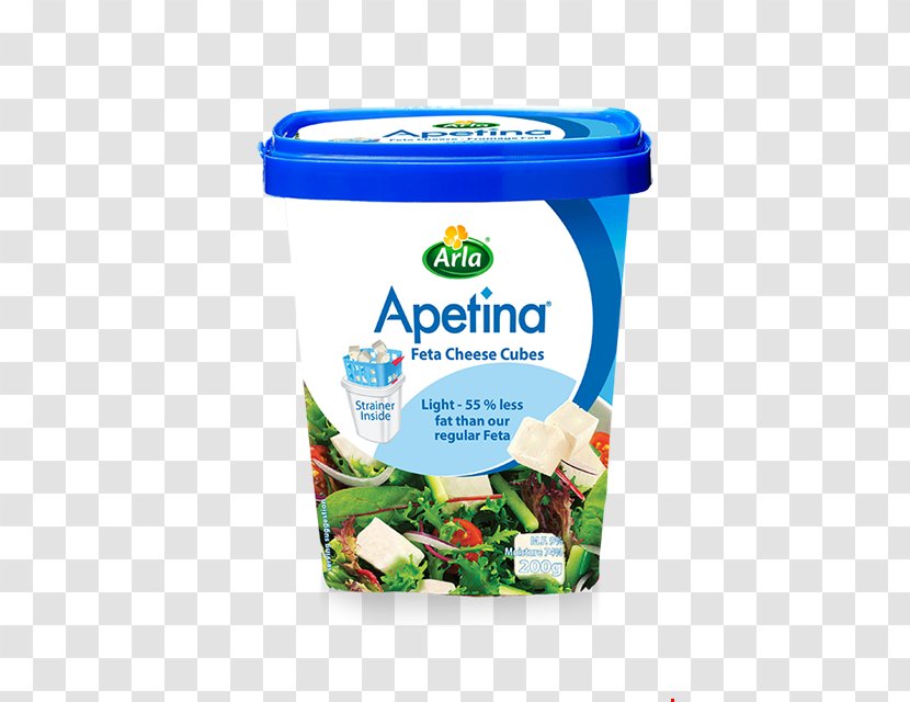 Vegetarian Cuisine Cream Feta Cheese Apetina - Dairy Products Transparent PNG