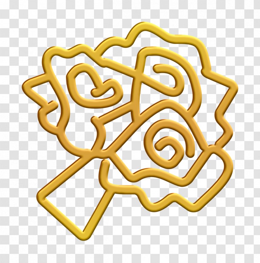 Wedding Love Background - Flower Icon - Yellow Marriage Transparent PNG