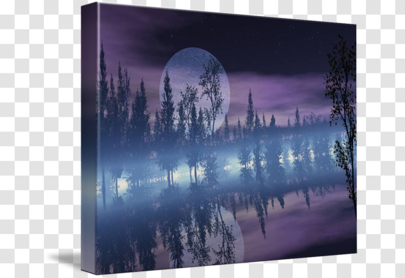 The Mystical Moon Painting Imagekind Art Canvas Transparent PNG