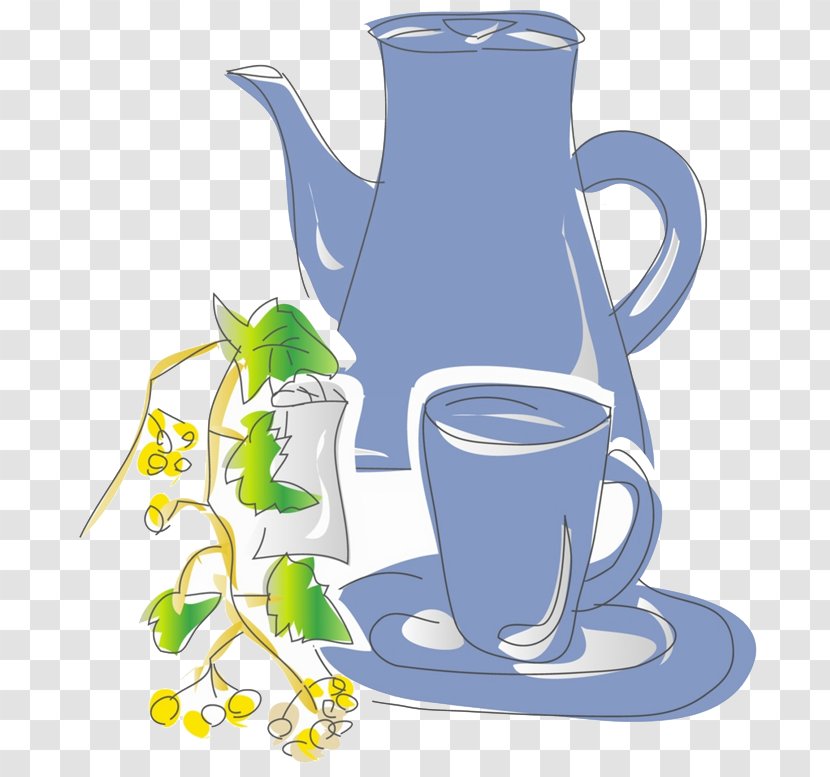 Teapot Coffee Cup Clip Art - Royaltyfree - Tea Kettle Transparent PNG