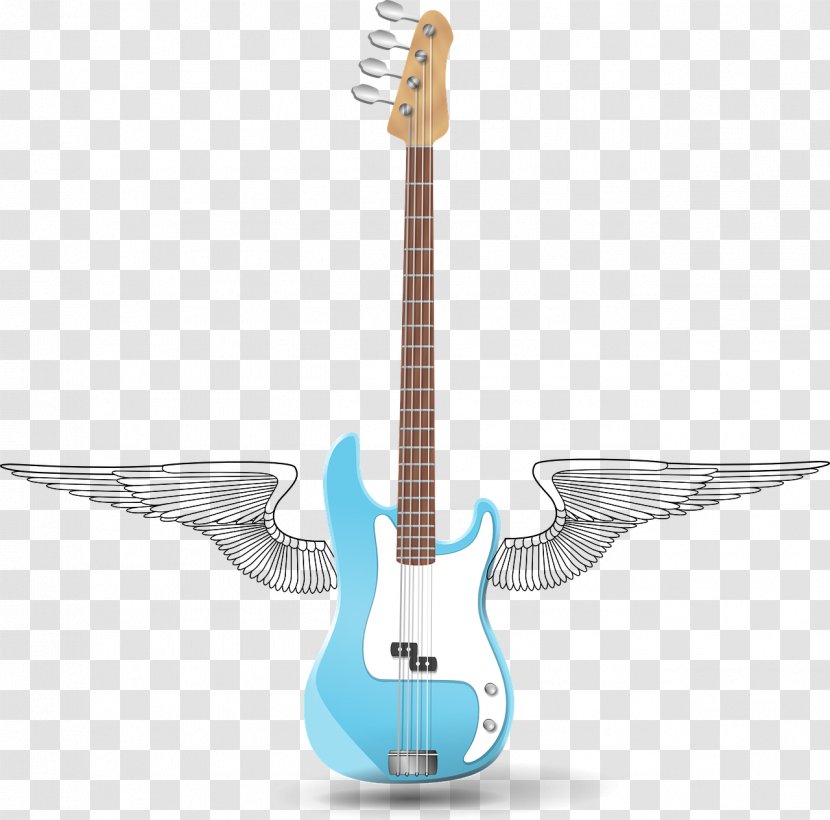 Bass Guitar Clip Art - Heart Transparent PNG