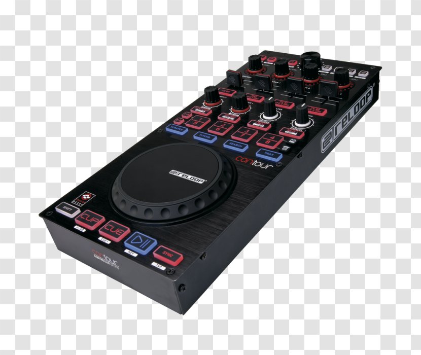 Audio DJ Controller Disc Jockey Interface - Electronic Instrument - USB Transparent PNG